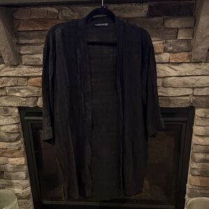 Abercrombie & Fitch Black Cape Jacket